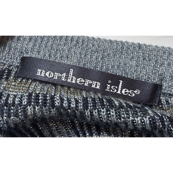 Vtg 90s Northern Isles Crewneck Sweater Mens L Navy Soft Cozy Grandpa Cosby Dad - Picture 4 of 6